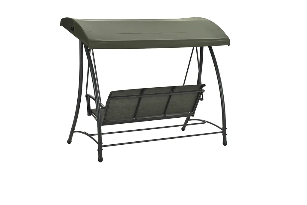 Garden Impressions Rubens Hollywoodschaukel 3-Sitzer Moosgrün 3 Garden Impressions Rubens Hollywoodschaukel 3-Sitzer Moosgrün – Bild 3