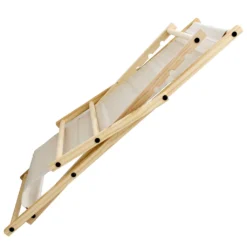 ECD Germany 2er Set Liegestuhl, Beige, Aus Holz, Belastbar Bis 120kg, Klappbar, 3 Liegepositionen, Gartenliege Sonnenliege Relaxliege Strandstuhl Für Garten, Terrasse Und Balkon -Angebote Moos Traum Store 08744a6e9aecabf586dbba33aff2acbb