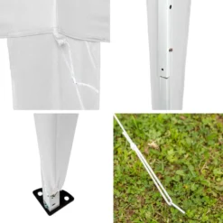 Tectake Faltbarer Garten Pavillon 3x3m - Weiß -Angebote Moos Traum Store 0af106a00f28a8658a6e0e96c5ead485