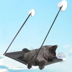 Katzen-Hängematte, Katzen-Fenster-Sitzstange Für Den Innenbereich, Große Katzen, Katzensitz Hängematte, Regale, Stabile Robuste Knauf-Saugnäpfe Halten Bis Zu 25 Kg, Platzsparend Und Einfach Zu Montieren,Schwarz,einlagig 7 Katzen-Hängematte, Katzen-Fenster-Sitzstange Für Den Innenbereich, Große Katzen, Katzensitz Hängematte, Regale, Stabile Robuste Knauf-Saugnäpfe Halten Bis Zu 25 Kg, Platzsparend Und Einfach Zu Montieren,Schwarz,einlagig -Angebote Moos Traum Store 0afb2988d00d904ac42736cfd287a90d