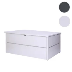 Gartentruhe HWC-J56, Aufbewahrungsbox Auflagenbox Truhe, Wasserdicht Metall Edelstahl 69x185x85 783l Hellgrau -Angebote Moos Traum Store 0b566c9e77fa69501bf5c8a8228afc85