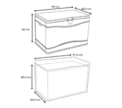 Lifetime Kunststoff Kissen Aufbewahrungsbox Sun 300 Liter Grau 99x61x66 Cm -Angebote Moos Traum Store 0b936adff6ad4daacc010f94eee7e4c7