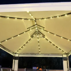 LED - Garten Pavillon Milano 3x4m Pavillion Solar Beleuchtung Pavilion Gartenzelt Designer Pavilon - Creme 12 LED - Garten Pavillon Milano 3x4m Pavillion Solar Beleuchtung Pavilion Gartenzelt Designer Pavilon - Creme -Angebote Moos Traum Store 0bcf1f5ee51e5b06c5169b90e179d5ab