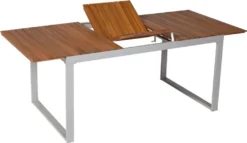 Merxx Gartenmöbelset "Siena" 7tlg. - Aluminiumgestell Mit Textilbespannung Schwarz Und Akazienholz - 50239-219 -Angebote Moos Traum Store 0c2ee193ca81d6d798ab72fb2df6e36e 1