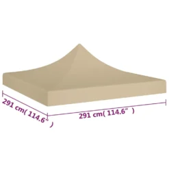 VidaXL Partyzelt-Dach 3x3 M Beige 270 G/m² 9 VidaXL Partyzelt-Dach 3x3 M Beige 270 G/m² -Angebote Moos Traum Store 0cbaa05a717971c444f9fef8acd40698