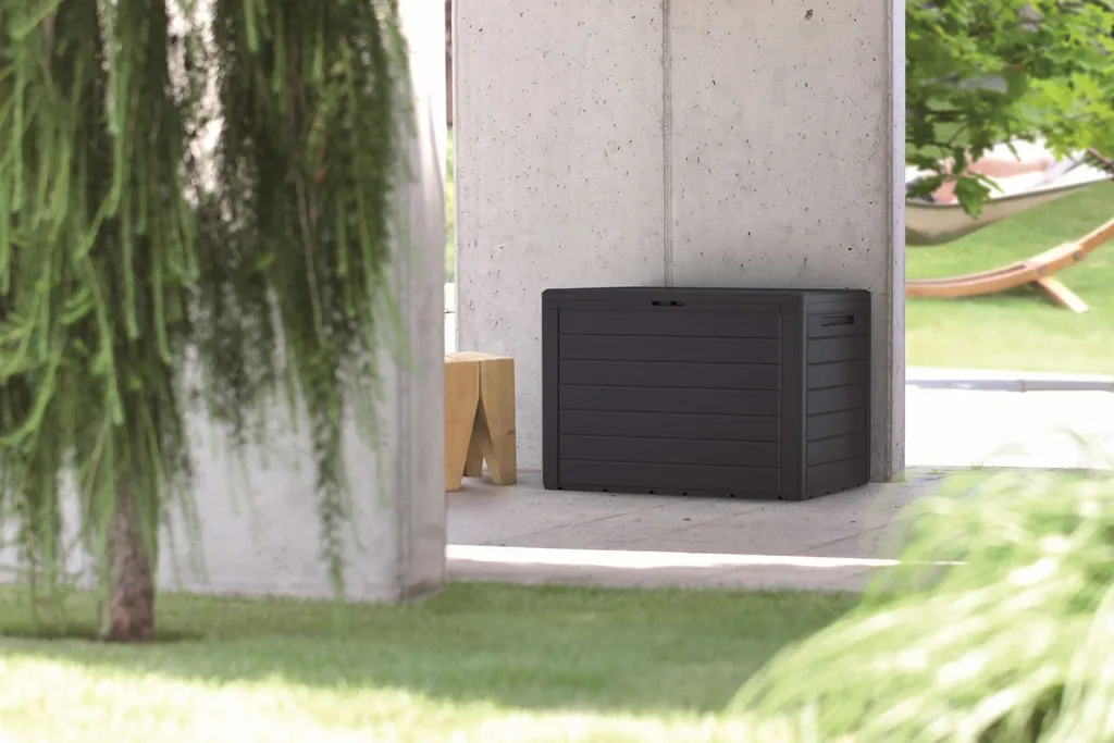 Kreher Kissenbox "Woodebox" In Anthrazit 280 Liter 5 Kreher Kissenbox "Woodebox" In Anthrazit 280 Liter – Bild 5