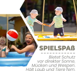 Pavillon Garten PopUp Pavilon Zelt Partyzelt Gartenzelt Iglu Event Pavillion Moskitonetz Sonnenschutz - 10FT - 300cm Anthrazit -Angebote Moos Traum Store 0fc28ffa437938c7c3b5feec3fb8ba04