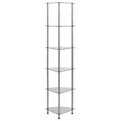 VidaXL Regal Mit 6 Ablagen Transparent 30x30x160 Cm Hartglas -Angebote Moos Traum Store 0fe7cd59f63d7f1ea8f12a2a274246d8