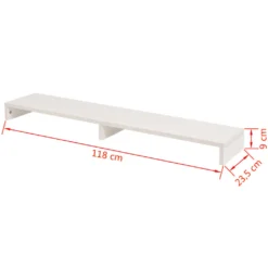 VidaXL TV-Schrank Holzwerkstoff 118x23,5x9 Cm Weiß -Angebote Moos Traum Store 10373e659a8b1d44ced8e1a2fc602297
