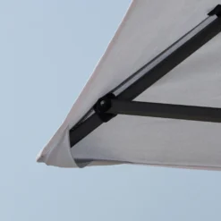 Outsunny Faltpavillon Pop-Up-Zelt Gartenpavillon Rollentasche Oxford-Gewebe 3,6 X 3,6m Hellgrau+Weiß -Angebote Moos Traum Store 138f080377524718cfc3f2f3d3f8b238