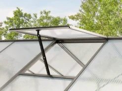 GFP Gewächshaus Topas 2 Aus Alu 225x133 Cm Ca. 8 Mm Doppelstegplatten Mit Fundamentrahmen, Automatischer Fensteröffner - Austria -Angebote Moos Traum Store 144c5f1622cf27ada5b43bcb10764f88