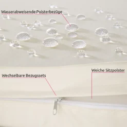 Tectake Aluminium Rattan Sitzgruppe New York 6+4+1 Mit Schutzhülle - Schwarz -Angebote Moos Traum Store 1683ad06ce6bc18aac6728fb75f2469c