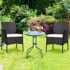 COSTWAY 2er Rattan Stühle Set Gartenstuhl Polyrattan Mit Sitzkissen Rückenlehne & Armlehne 7 COSTWAY 2er Rattan Stühle Set Gartenstuhl Polyrattan Mit Sitzkissen Rückenlehne & Armlehne -Angebote Moos Traum Store 17010fbaefcbae0751fb0f7159ba4bf4