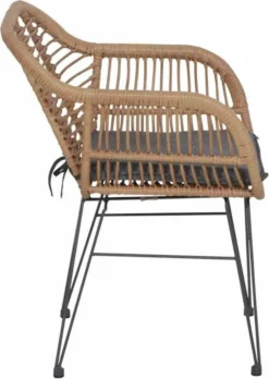 SIENA GARDEN Tiros Balkon-Set 3-teilig Matt Anthrazit / Natur L20201 -Angebote Moos Traum Store 175949843a5d5f7af0a4bdd9c936cce7