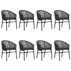 VidaXL 9-tlg. Garten-Essgruppe Grau 10 VidaXL 9-tlg. Garten-Essgruppe Grau -Angebote Moos Traum Store 184ab31208ee1e7cec3ae8ed2a7fded6