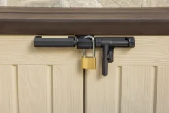 Keter Store It Out Max Mülltonnenbox Mit Gasdruckfeder, Wetterfest, Abschließbar, Beige, 1.200 L, 145,5 X 82 X 125cm -Angebote Moos Traum Store 1ac2b623ccad7ef6a6081e453e54b770