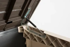 Keter Store It Out Max Mülltonnenbox Mit Gasdruckfeder, Wetterfest, Abschließbar, Beige, 1.200 L, 145,5 X 82 X 125cm -Angebote Moos Traum Store 1b6fb2d9ceb7b5d8fcf78eeed7a239de