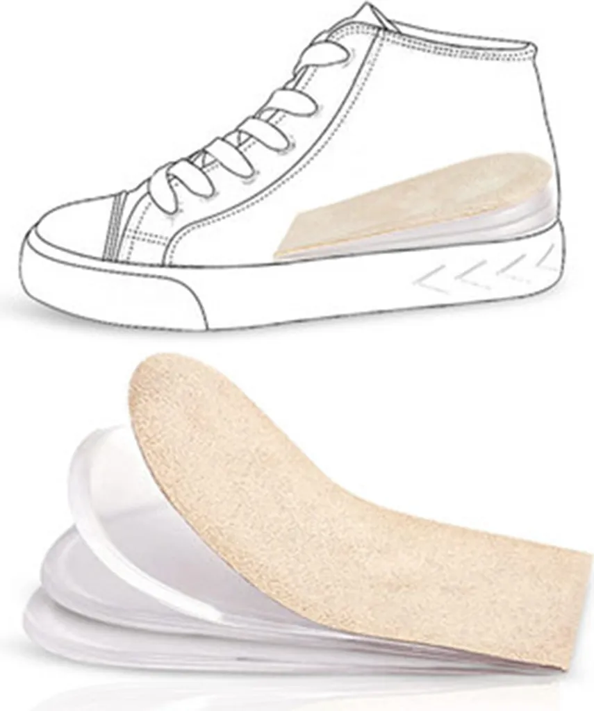 Gel-Fersenstützen Bei Plantarfasziitis, 4-lagige Ferseneinsätze, Fersenkissen, Fersenkissen, Verstellbare Fersenerhöhung Für Beinlängendifferenzen - 1 Paar 6 Gel-Fersenstützen Bei Plantarfasziitis, 4-lagige Ferseneinsätze, Fersenkissen, Fersenkissen, Verstellbare Fersenerhöhung Für Beinlängendifferenzen - 1 Paar – Bild 6