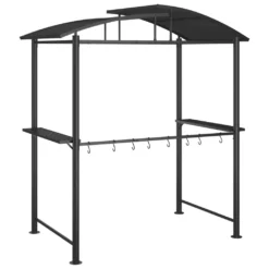 VidaXL Grillpavillon Mit Seitenregalen Anthrazit 210x114x230 Cm Stahl -Angebote Moos Traum Store 1ee9800c04ba2c95e464f90c7817458a