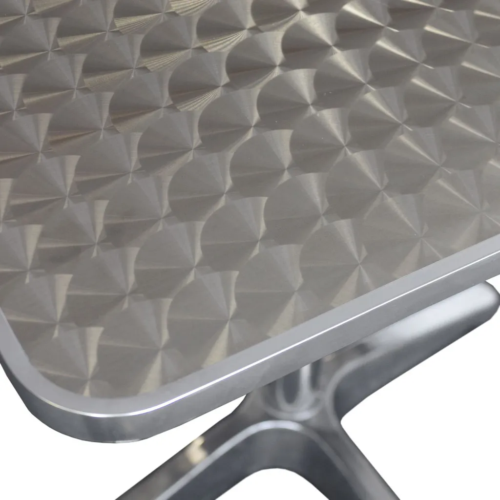 5tlg. Bistrogarnitur Bistrotisch 60x60cm + 4x Bistrostuhl Schwarz/Grau 4 5tlg. Bistrogarnitur Bistrotisch 60x60cm + 4x Bistrostuhl Schwarz/Grau – Bild 4