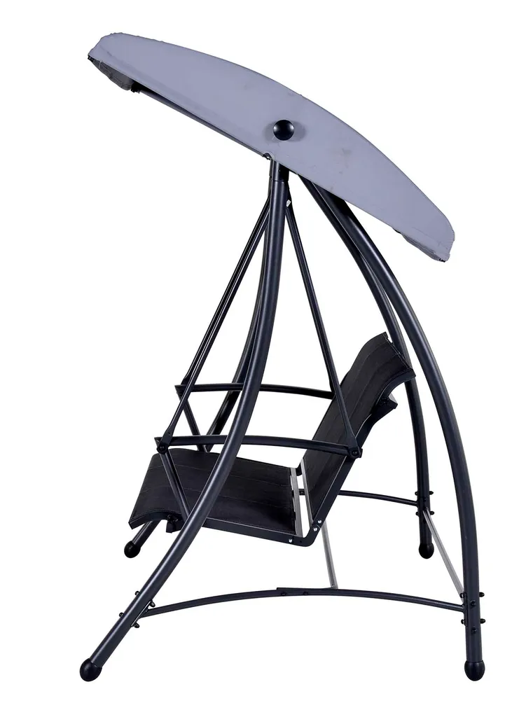 Garden Impressions Rubens Hollywoodschaukel 3-Sitzer Anthrazit 3 Garden Impressions Rubens Hollywoodschaukel 3-Sitzer Anthrazit – Bild 3