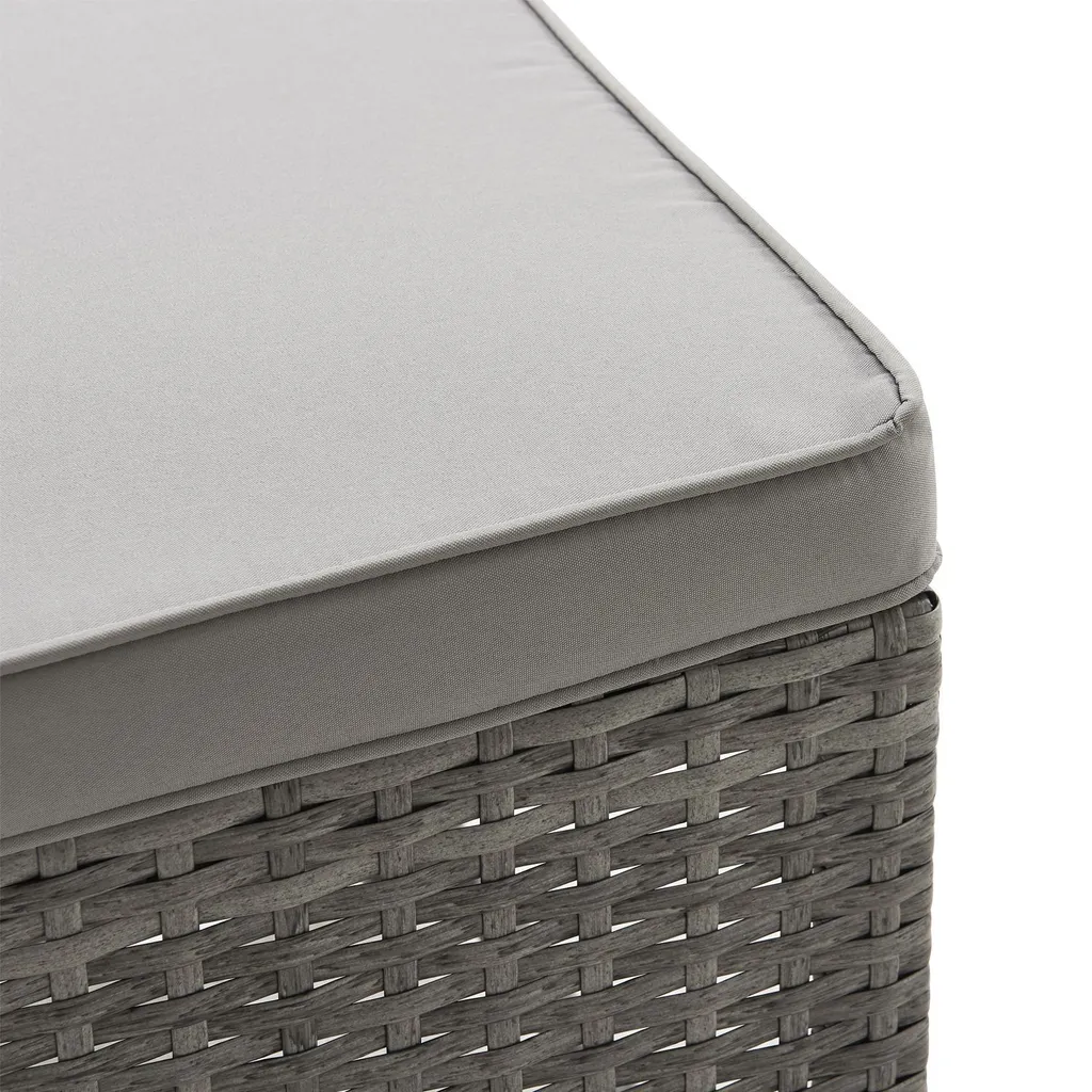 Juskys 2in1 Polyrattan Relax Gartenmöbel Set Jamaika - Tisch, Gartenlounge Sofa - Balkonmöbel Sitzgruppe Für Balkon, Garten - Outdoor Lounge Grau 17 Juskys 2in1 Polyrattan Relax Gartenmöbel Set Jamaika - Tisch, Gartenlounge Sofa - Balkonmöbel Sitzgruppe Für Balkon, Garten - Outdoor Lounge Grau – Bild 17