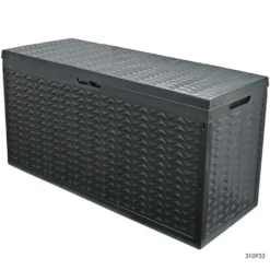 Deuba XXL Auflagenbox Cargo Wasserdicht Rollen Deckel Klappbar Abschließbar 320L Outdoor Gartentruhe Kissenbox Gerätebox -Angebote Moos Traum Store 21932923345474990dff5c035098737a