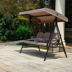 HOME DELUXE - Hollywoodschaukel DESCANSO Beige Doppel Gartenliege Lounge-Pavillon 15 HOME DELUXE - Hollywoodschaukel DESCANSO Beige Doppel Gartenliege Lounge-Pavillon -Angebote Moos Traum Store 22ab5e32dda3d0a9f4b0eb1b2f9f0577