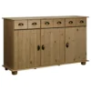 VidaXL Sideboard 134x39x79,5 Cm Massivholz Kiefer