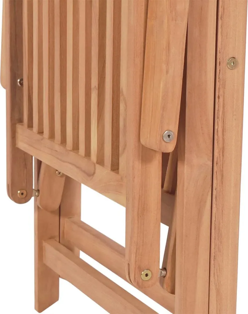 VidaXL Verstellbare Gartenstühle 2 Stk. Massivholz Teak 7 VidaXL Verstellbare Gartenstühle 2 Stk. Massivholz Teak – Bild 7