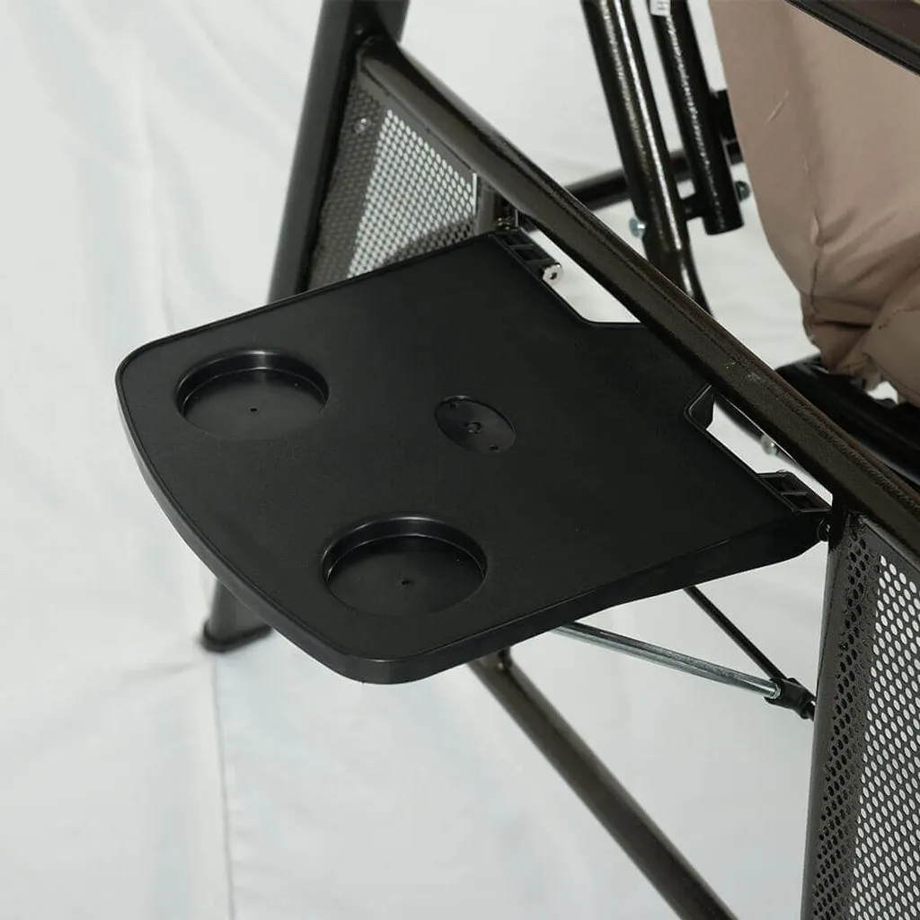 HOME DELUXE - Hollywoodschaukel DESCANSO Beige Doppel Gartenliege Lounge-Pavillon 9 HOME DELUXE - Hollywoodschaukel DESCANSO Beige Doppel Gartenliege Lounge-Pavillon – Bild 9