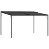 VidaXL Pavillon Mit Dach Anthrazit 4x3x2,5 M Aluminium Und Stahl