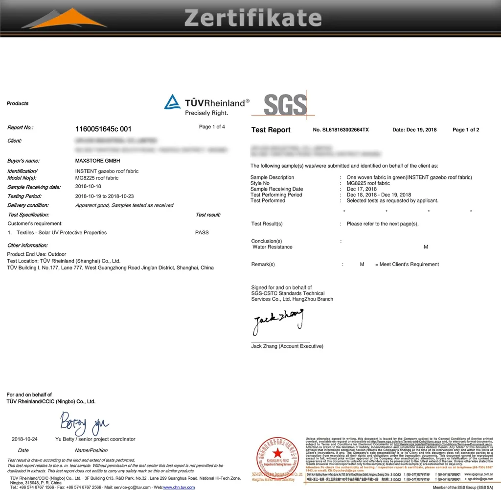 INSTENT® Pavillon Faltpavillon 3x3m ALU WASSERDICHT PRO Garten Partyzelt Faltbar 6 INSTENT® Pavillon Faltpavillon 3x3m ALU WASSERDICHT PRO Garten Partyzelt Faltbar – Bild 6