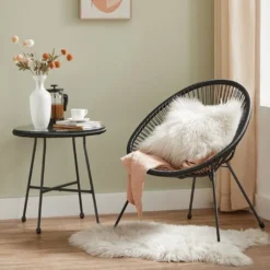 SONGMICS Balkonmöbel, 3er Set, Tischoberfläche Aus Glas, 2 Stühle, GGF013B02 -Angebote Moos Traum Store 29411f0a2be82d4d0b1eb8902dc07b84