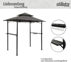 Grillpavillon BBQ Pavillon Grillzelt Grillüberdachung Gartenzelt Gartenpavillon 8 Grillpavillon BBQ Pavillon Grillzelt Grillüberdachung Gartenzelt Gartenpavillon -Angebote Moos Traum Store 2a808e48924de3dd0913d72a9cba2cbc