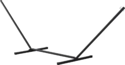 Outsunny Hängemattengestell Für Hängematten Hängemattenständer Mit Haken Garten Strand Metall 360 X 92 X 115 Cm Bis 120 Kg