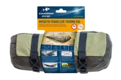 Amazonas Hängematte Moskito Traveller XXL Thermo Leichthängematte Moskitonetz Isomatte Kompatibel Leicht Stabil Urlaub Ausflug Camping Tour -Angebote Moos Traum Store 2ba14ba007dc122d7f0a027d20a5aaa3