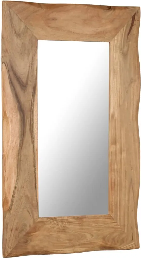 VidaXL Kosmetikspiegel 50 X 80 Cm Akazie Massivholz 9 VidaXL Kosmetikspiegel 50 X 80 Cm Akazie Massivholz – Bild 9