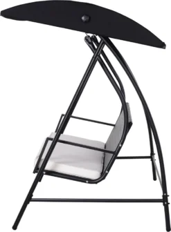 Outsunny Hollywoodschaukel Gartenschaukel 3-Sitzer Mit Dach, Polyrattan+Metall, Schwarz, 198x124x179cm 13 Outsunny Hollywoodschaukel Gartenschaukel 3-Sitzer Mit Dach, Polyrattan+Metall, Schwarz, 198x124x179cm -Angebote Moos Traum Store 2ea20a5a63c543b8ef3b4bf322965e3e