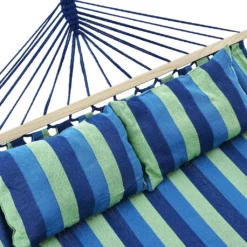 Juskys Hängematte Caracas 230 X 150 Cm In Grün-Blau – Doppelhängematte Aus Baumwolle Für 2 Personen Mit Kissen – Outdoor-Hängematte Bis 300 Kg 26 Juskys Hängematte Caracas 230 X 150 Cm In Grün-Blau – Doppelhängematte Aus Baumwolle Für 2 Personen Mit Kissen – Outdoor-Hängematte Bis 300 Kg -Angebote Moos Traum Store 2ea30b6b6fc74ff9e9cc7d5e906b035f