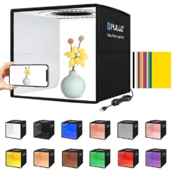 Soft Box Set Tragbare Faltfotobeleuchtung Modifikator Fotografie Zeltbox Softboxen Mit 12 Farben Hintergrund Softbox