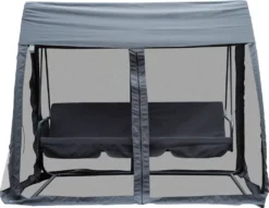 Outsunny Hollywoodschaukel Schaukelbank Gartenliege 3-Sitzer Mit Seitenwänden Grau 240x140x197cm -Angebote Moos Traum Store 2ff35805c37e0b5387d32890ab44cd54