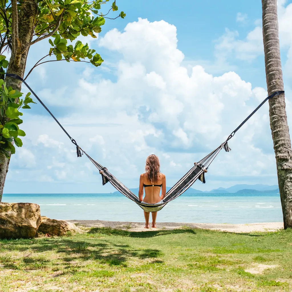 Relaxdays Hängematte Befestigung Set 2 Relaxdays Hängematte Befestigung Set – Bild 2