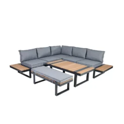 Lounge-Set Darwin Mit Holzbestandteilen