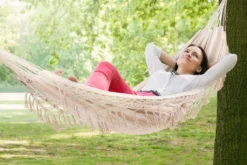 Di Volio Brasilianische Premium Hängematte BARI Mit Fransen Im Boho-Look - Hängeliege Für Zwei Personen 200 X 150 Cm (weiß) -Angebote Moos Traum Store 31e4c66b1d2ce4d59ed39f3f1d34c245