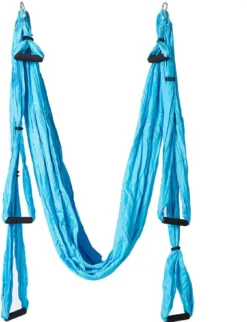 Aerial Yoga HĂ€ngematten,Ultra Starke Antigravity Yoga Schaukel,Luft Trapez Kit - InversionsĂŒbungen, Verbesserte FlexibilitĂ€t & Kernfestigkeit ïŒBlauïŒ