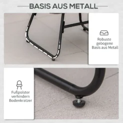 Outsunny Rattan Relaxsessel Mit Fußhocker Gartensessel Outdoor Rattanstuhl Mit Kissen Stahl Polyester Grau 69 X 76 X 70 Cm -Angebote Moos Traum Store 3288bd79a69f6f4f375332fd63187959