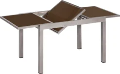 Merxx Gartenmöbelset "Varese" 7tlg. - Aluminiumgestell Mit Kunststoffgeflecht Mudbraun - 50583-275 -Angebote Moos Traum Store 339c51c621cb64befea7281543fb9595