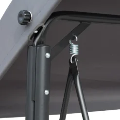 Outsunny 3-Sitzer Hollywoodschaukel, Gartenschaukel Mit Sonnendach, Schaukelbank Mit Ablage, Aluminium, Grau, 196 X 128 X 172 Cm 14 Outsunny 3-Sitzer Hollywoodschaukel, Gartenschaukel Mit Sonnendach, Schaukelbank Mit Ablage, Aluminium, Grau, 196 X 128 X 172 Cm -Angebote Moos Traum Store 36200f0b0f50a6efb1c4bd8c297252bb