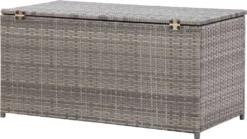 VidaXL Gartenbox Poly Rattan 100x50x50 Cm Grau -Angebote Moos Traum Store 384573ec6a3cd8347c9af32d5e1a5601